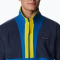 Кофта трекінгова чоловіча Columbia Back Bowl Full Zip collegiate navy/brt indigo/laser lemon 6