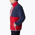 Кофта трекінгова чоловіча Columbia Back Bowl Full Zip collegiate navy/mtn red/sky blue 4