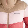 Пуховик жіночий Columbia Puffect Color Blocked dark coral/peach blossom/beach 4
