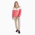 Пуховик жіночий Columbia Puffect Color Blocked dark coral/peach blossom/beach 6