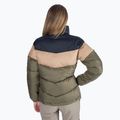 Пуховик жіночий Columbia Puffect Color Blocked stone green/beach/black 3
