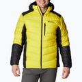 Пуховик чоловічий Columbia Labyrinth Loop Hooded laser lemon/black