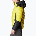 Пуховик чоловічий Columbia Labyrinth Loop Hooded laser lemon/black 2