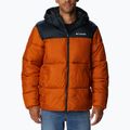 Пуховик чоловічий Columbia Puffect Hooded warm copper/black