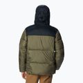 Пуховик чоловічий Columbia Puffect Hooded stone green/black 2