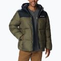 Пуховик чоловічий Columbia Puffect Hooded stone green/black 3