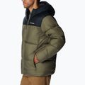 Пуховик чоловічий Columbia Puffect Hooded stone green/black 4