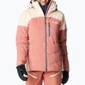 Куртка лижна жіноча Columbia Powderkeg III Down dark coral/peach blossom