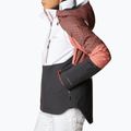 Куртка лижна жіноча Columbia Snow Slab Blackdot white/shark/dark coral 2