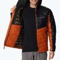 Пуховик чоловічий Columbia Platinum Peak Hooded warm copper/black 4