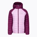 Пуховик дитячий Columbia Powder Lite Hooded marionberry/aura