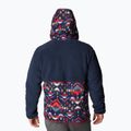 Кофта трекінгова чоловіча Columbia Backbowl Sherpa FZ Hoodie coll navy/coll navy rocky mtn print 2