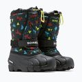 Дитячі снігоступи Sorel Flurry Print Boys чорні/чорні