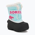 Снігоступи дитячі Sorel Snow Coммander ocean surf/cactus pink