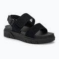 Жіночі замшеві босоніжки Timberland Greyfield 2 Strap чорного кольору