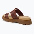 Жіночі шльопанці Timberland Clairemont Way темно-червоні повнозернисті 3