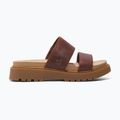 Жіночі шльопанці Timberland Clairemont Way темно-червоні повнозернисті 9