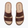 Жіночі шльопанці Timberland Clairemont Way темно-червоні повнозернисті 12