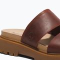 Жіночі шльопанці Timberland Clairemont Way темно-червоні повнозернисті 14