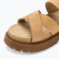 Жіночі босоніжки Timberland Clairemont Way середні бежеві з нубуку 7