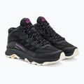 Жіночі туристичні черевики Merrell Moab Speed Mid GTX чорні 4