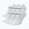 Шкарпетки Nike Everyday Cushioned No-Show 6 пар white/black