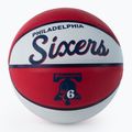 Міні м'яч баскетбольний  Wilson NBA Team Retro Mini Philadelphia 76ers WTB3200XBPHI розмір 3