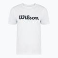Жіноча тенісна футболка Wilson Team Graphic Script W яскравий білий шрифт