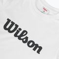 Жіноча тенісна футболка Wilson Team Graphic Script W яскравий білий шрифт 3