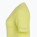 Жіноча бігова футболка Saucony Stopwatch SS sunny lime heather 3