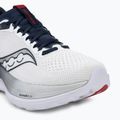 Кросівки для бігу чоловічі Saucony Endorphin Trainer white/navy 7