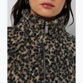 Кофта жіноча Sweaty Betty Plush Contrast Zip Up Fleece brown ink leopard print 5