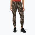 Легінси для тренувань жіночі Sweaty Betty Power Piping Workout 7/8 brown ink leopard print