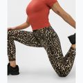 Легінси для тренувань жіночі Sweaty Betty Power Piping Workout 7/8 brown ink leopard print 7