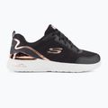 Кросівки тренувальні жіночі SKECHERS Skech-Air Dynamight The Halcyon black/rose gold 2