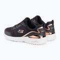 Кросівки тренувальні жіночі SKECHERS Skech-Air Dynamight The Halcyon black/rose gold 3