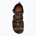 Сандалі підліткові KEEN Seacamp II CNX dark olive/gold flame 5