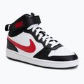 Кросівки дитячі Nike Court Borough Mid 2 white/white/black/university red