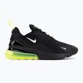 Кросівки чоловічі Nike Air Max 270 black/volt/reflect silver/white 2