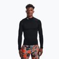 Лонгслів для тренувань чоловічий Under Armour Comp Mock UA Armour black/white