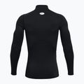 Лонгслів для тренувань чоловічий Under Armour Comp Mock UA Armour black/white 7