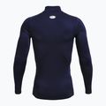 Лонгслів для тренувань чоловічий Under Armour Comp Mock UA Armour midnight navy/white 2
