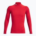 Лонгслів для тренувань чоловічий Under Armour Comp Mock UA Armour red/white