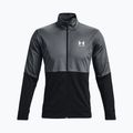 Кофта тренувальна чоловіча Under Armour Pique Track сіро-синя 1366202 4