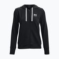 Кофта тренувальна жіноча Under Armour Rival Terry Full Zip Hoodie чорна 1369853