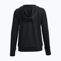 Кофта тренувальна жіноча Under Armour Rival Terry Full Zip Hoodie чорна 1369853 2
