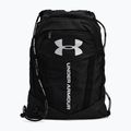 Рюкзак Under Armour Undeniable Sackpack 20 л чорний/чорний/металік сріблястий