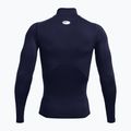 Лонгслів для тренувань чоловічий Under Armour Heat Gear Armour Comp Mock midnight navy/white 6