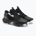 Кросівки для баскетболу Under Armour Lockdown 6 black/black/metallic gold 4