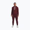 Кофта з капюшоном жіноча Under Armour Rival Fleece Hb Hoodie бордова 1356317 2